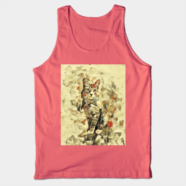 cat memorial gift for cat lover gifts for women Tank Top by marwanwicaksono